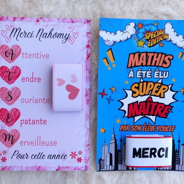 Je remercie ma maîtresse - mon maître d'école – Image 4