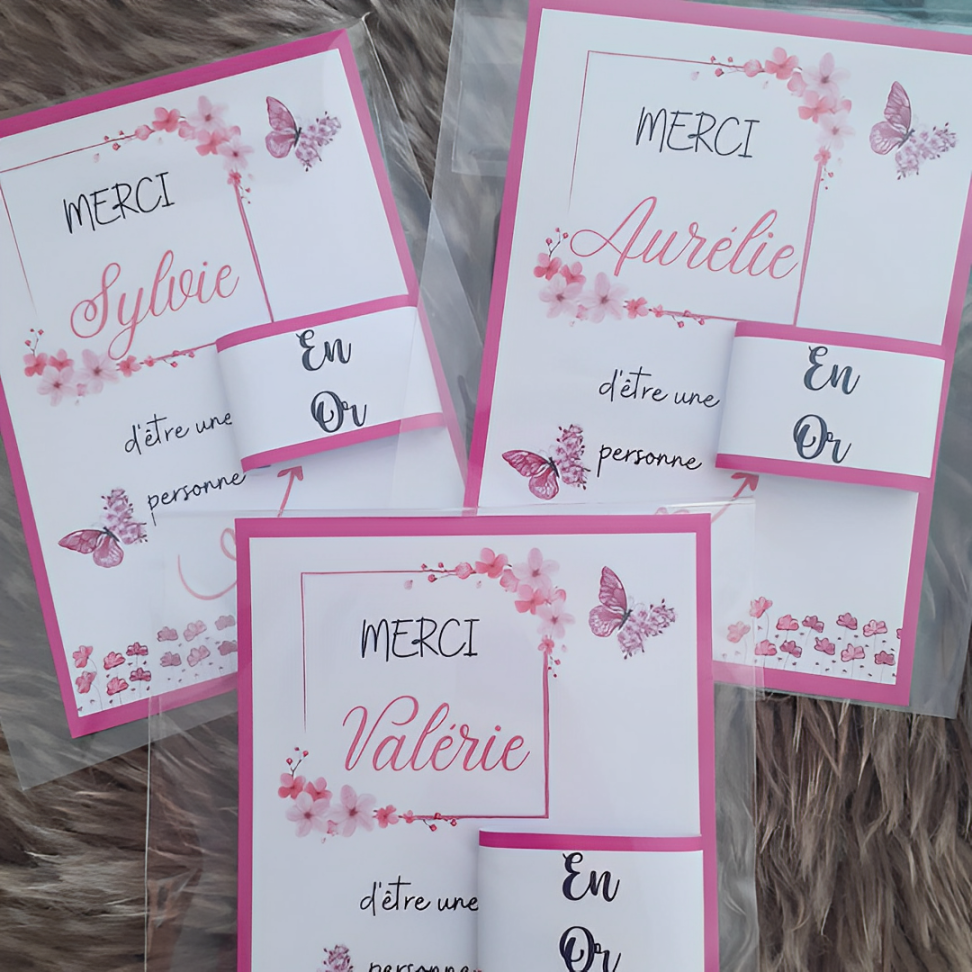 Je remercie ma maîtresse - mon maître d'école